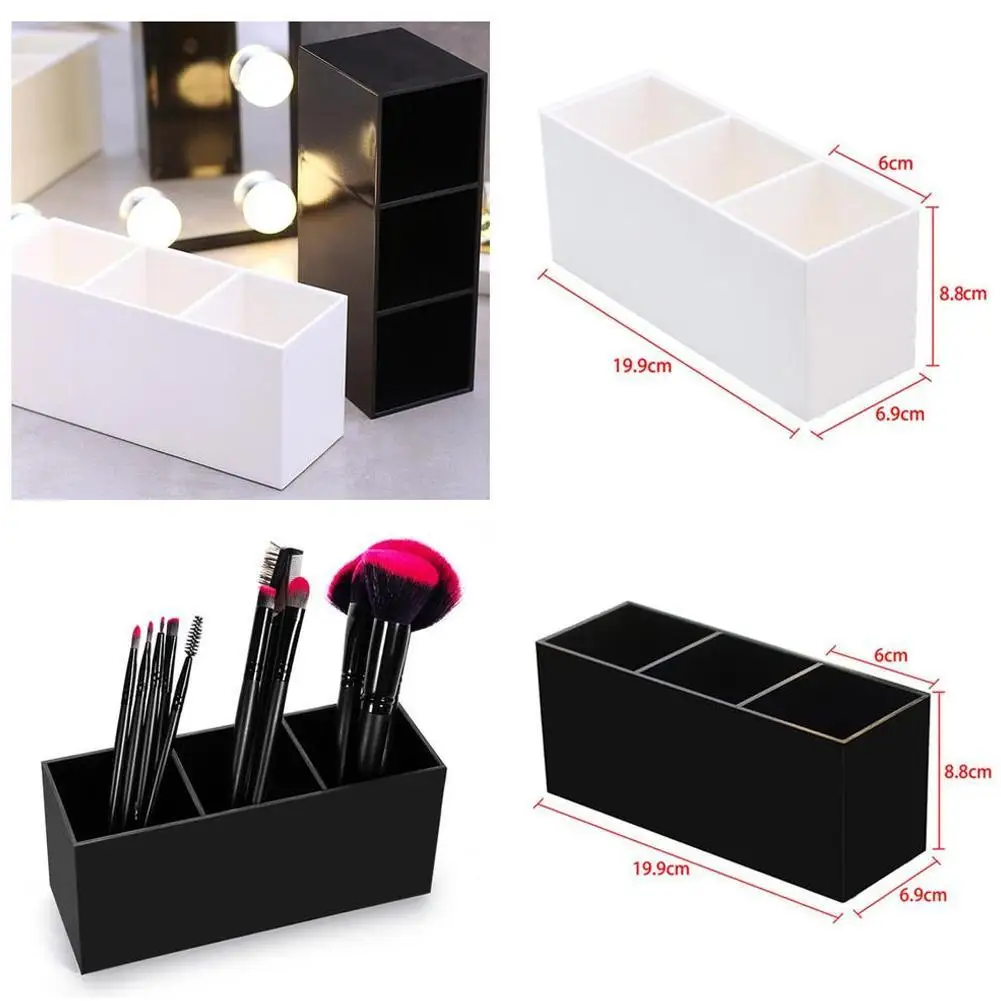 3 отсек Косметические кисти для хранения Контейнер набор кисточек макияжа коврик