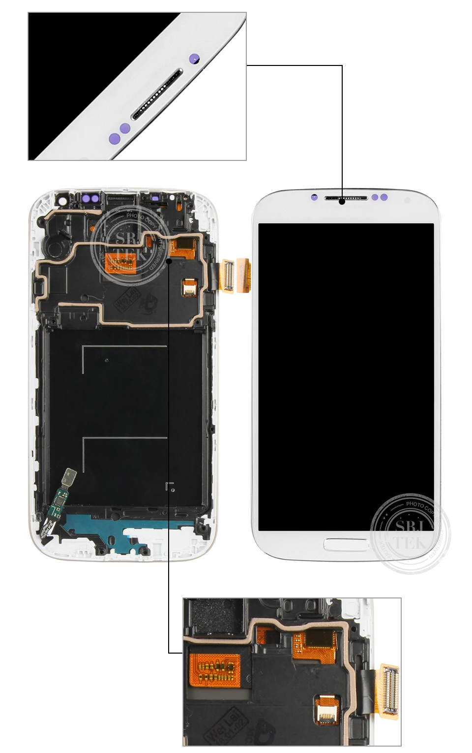 Ips для samsung Galaxy S4 I9500, ЖК-дисплей, сенсорный дигитайзер, сенсорное стекло в сборе с рамкой для Galaxy S4 GT-i9505 i9505