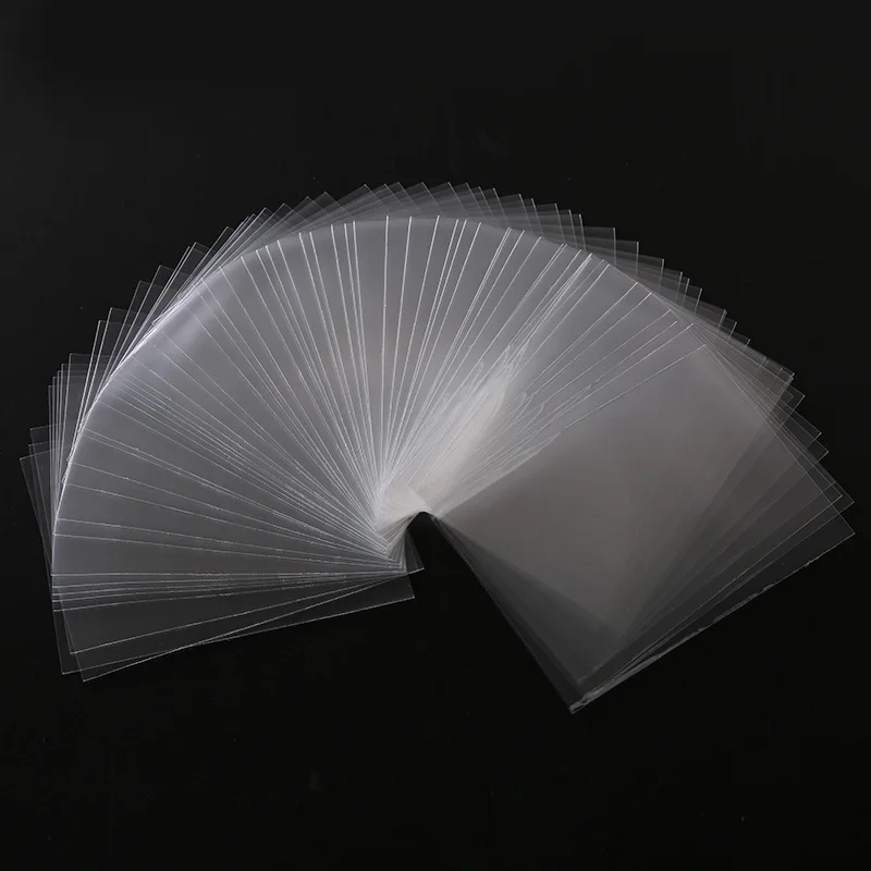 

100Pcs Candy Transparent Plastic Packaging Bag Candy Lollipop Cookie Transparent Cellophane Bag Christmas Wedding Party Gift Bag