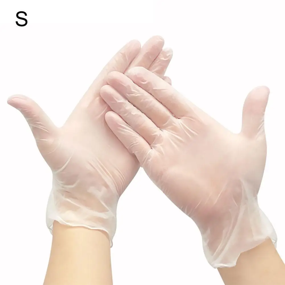 

10 шт./упаковка, одноразовые защитные перчатки из пищевого латекса