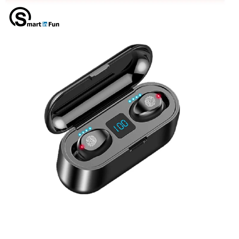 

New HIFI Mini In-ear Wireless Earphone Sports Running Bluetooth 5.0 Headset Support iOS/Android Phones HD Call