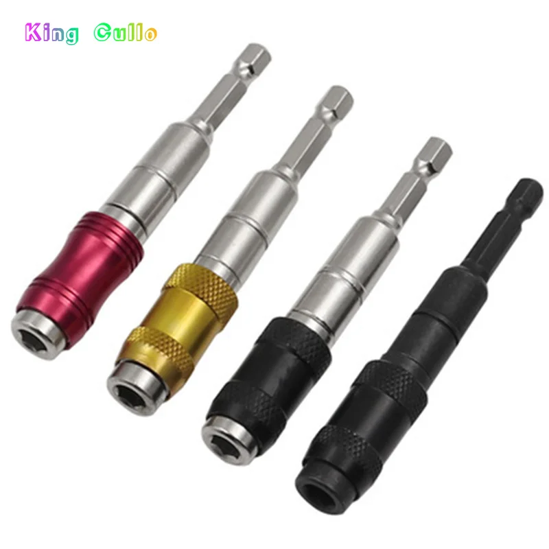 

Magnetic Hexagonal Shank Universal Extension Rod Reversible Bit Extension Rod Hexagonal Handle Quick Release Self-locking Post