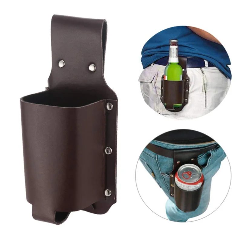 

1PC Holster Portable Bottle Waist Beer Belt Bag Handy Wine Bottles Beverage