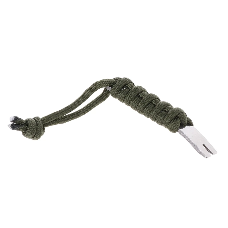 Mini EDC инструмент рукоятки Карманный лом рычаг Паракорд скребок открывалка