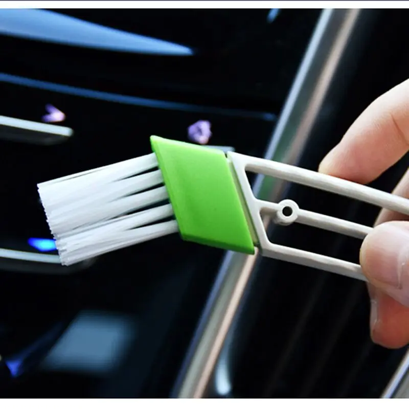 Щетка для чистки автомобиля двухсторонняя щетка жалюзи и клавиатуры 1-5 шт. |