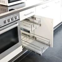 30cm kitchen stainless steel sink drain rack drawer kitchen drawer sliding drawer shelf basket for cupboard storage basket hwc
