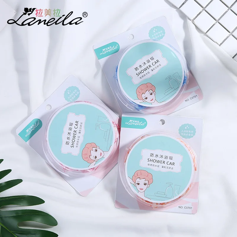 Шапочка для ванной взрослых ПВХ шапочка душа банный платок волос Полотенце