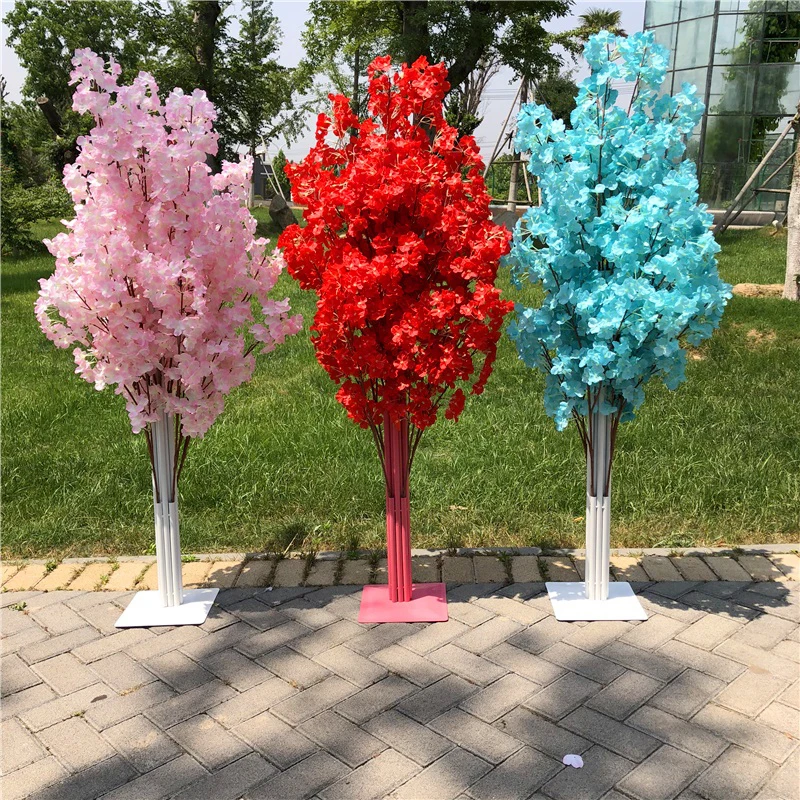Искусственный цветок вишни JAROWN розовый цвет Вишневое дерево Свадебная подставка