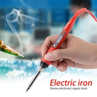 80w adjustable temperature electric soldering iron welding solder heating pen welding equipment repair tool supplies