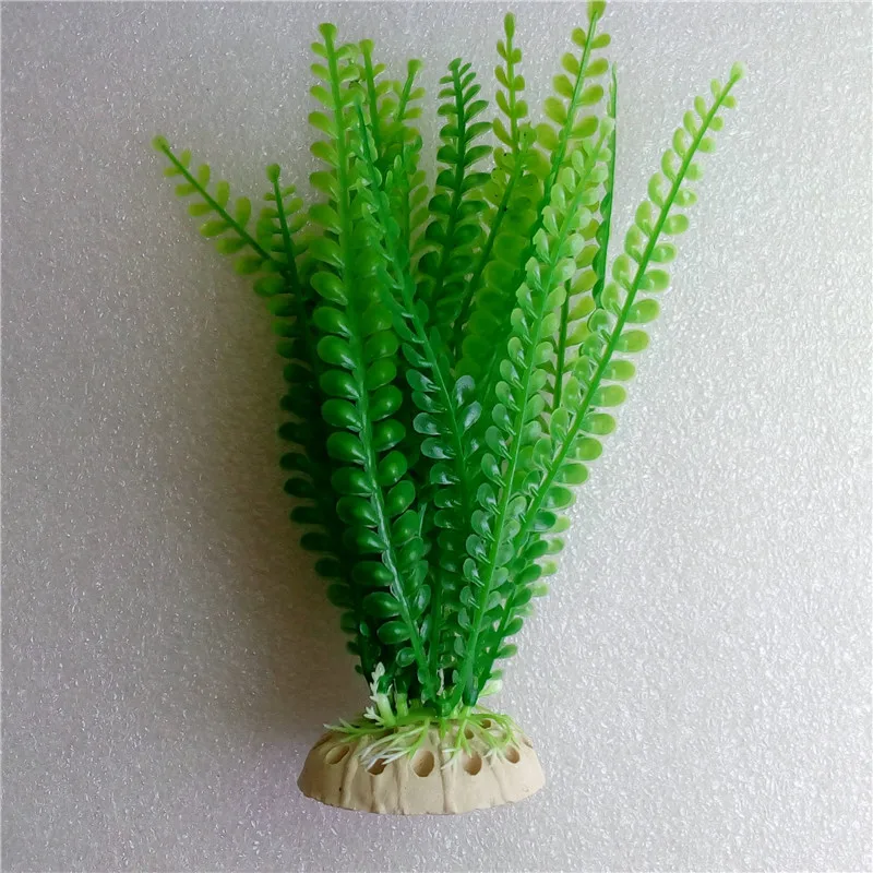 

Artificial Aquatic Plant Green Water Grass Ornaments Aquarium Underwater Fish Tank Fern Decor Landscape Decoration 20cm
