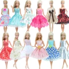 Модное платье для куклы смешанного стиля, платье для свадебной вечеринки, повседневная одежда, красочная юбка, аксессуары, Одежда для куклы Барби, игрушка сделай сам