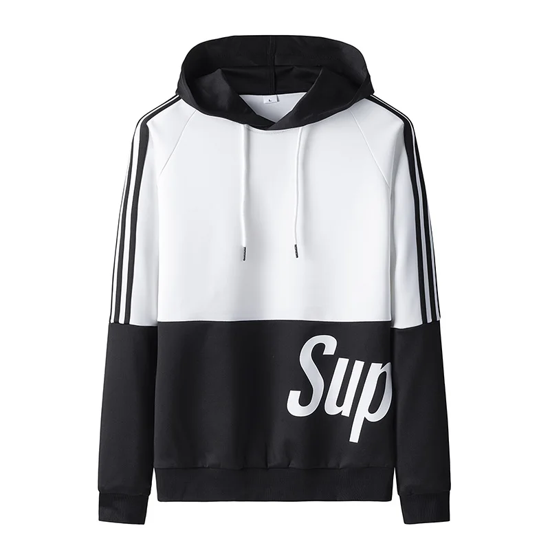 Мужские толстовки с капюшоном на весну и осень в стиле хип хоп Зимние мужские