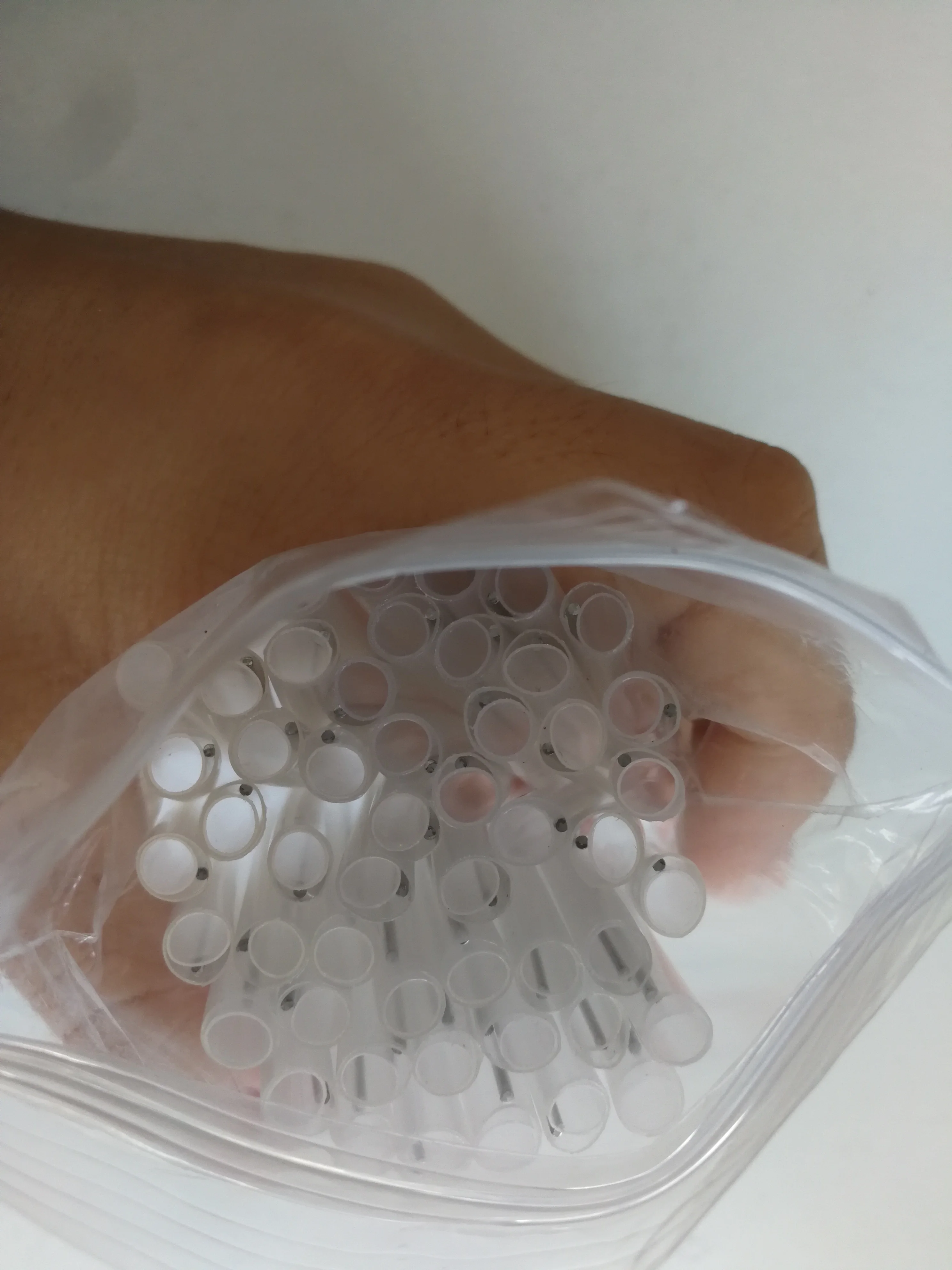 1000pcslot fiber optic tube 6 05 5mm fiber cable protection sleeves ftth heat shrink splice protector for drop cable free global shipping