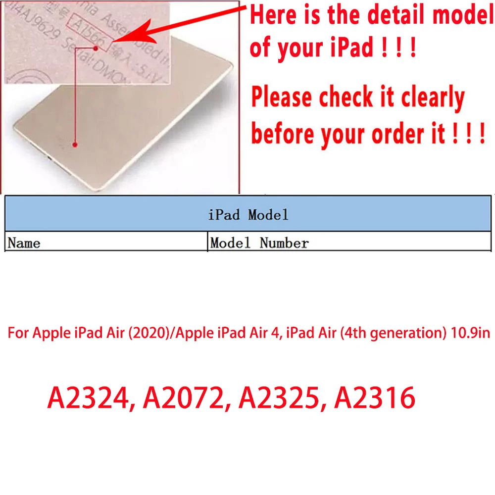 Чехол с поворотом на 360 градусов для Apple iPad Air 4 (2020) 10 9 дюйма чехол-подставка