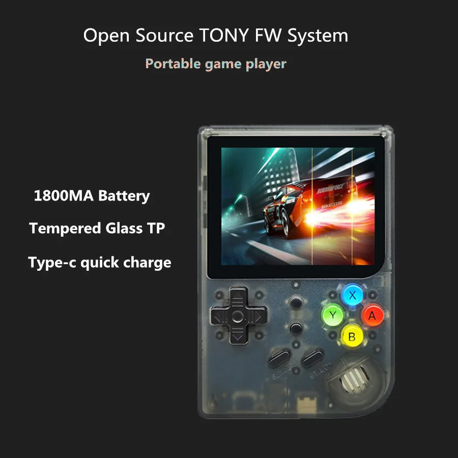 Tony FW система RG-300 Ретро игровая консоль 16G rom Портативный портативный игровой плеер добавить 32GB TF Встроенный 13000+ классические игры