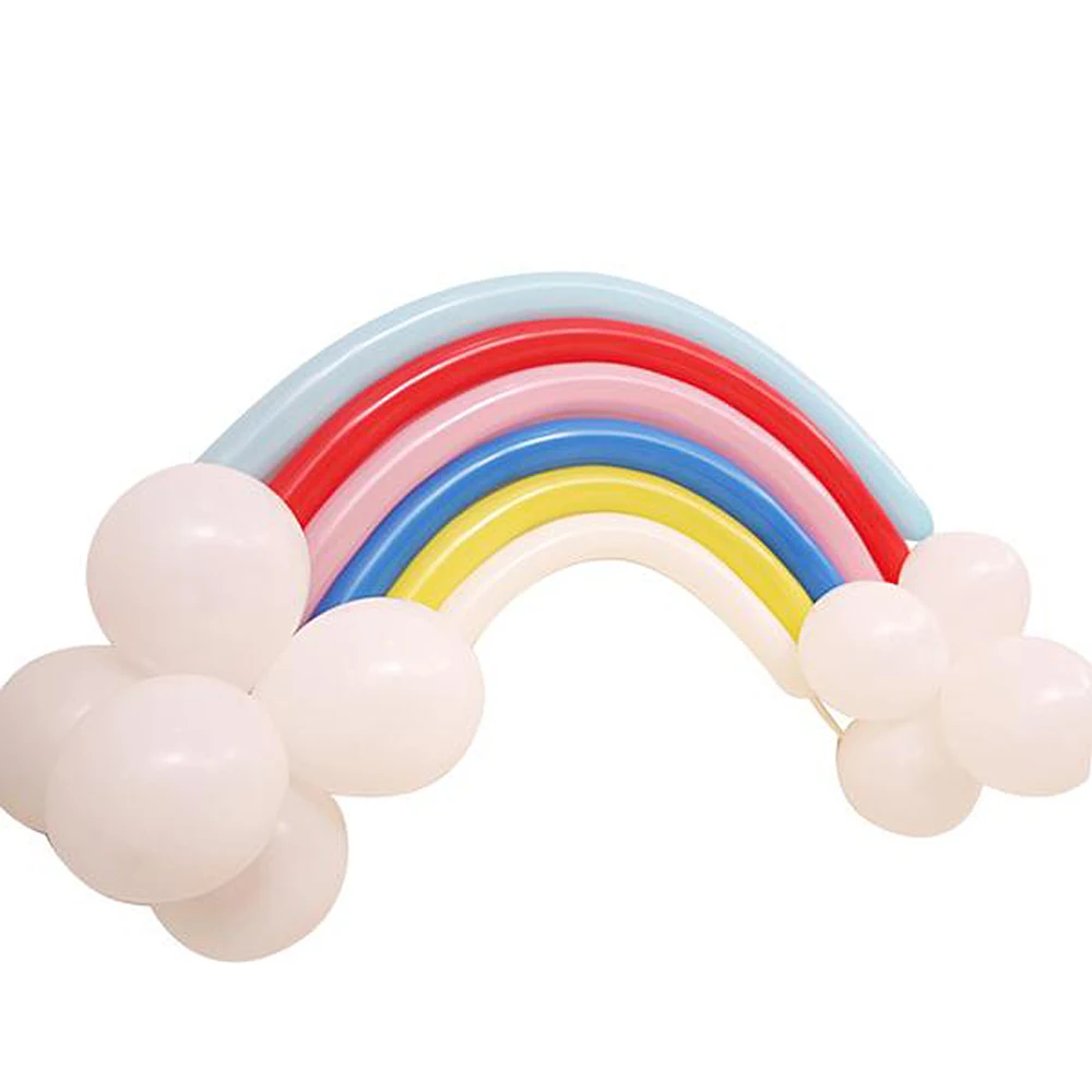 

50 шт./лот разноцветные воздушные шары, украшение для свадьбы, дня рождения, волшебные шары, Детские разноцветные латексные длинные игрушки