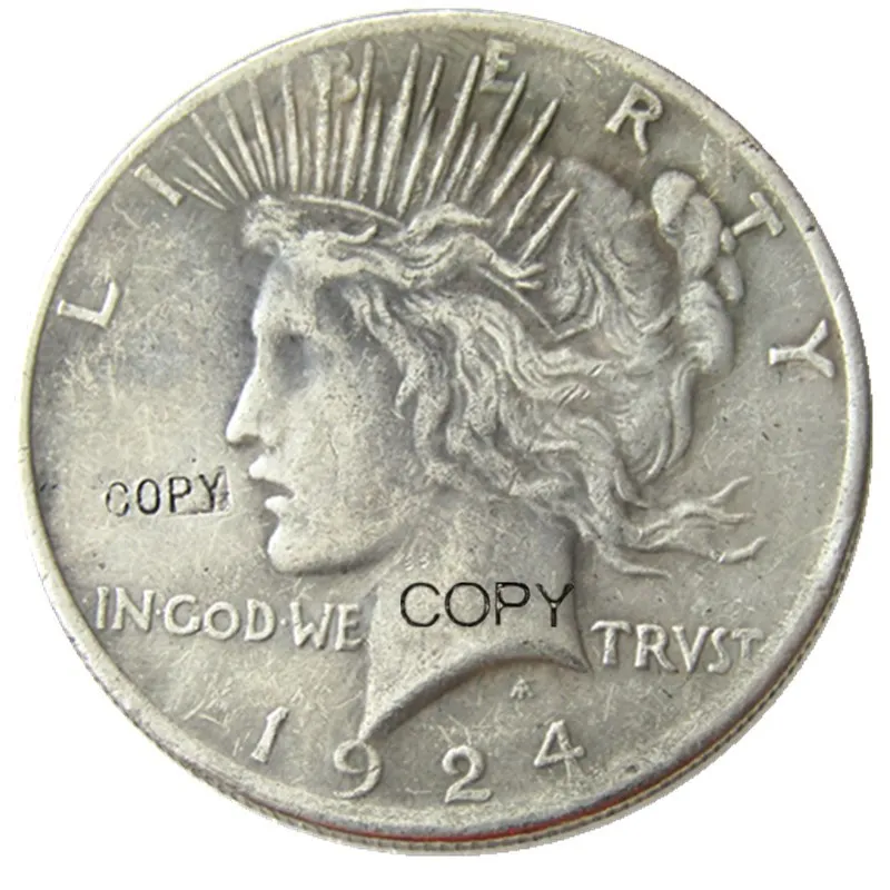 

US Coins 1924 PS Peace Dollar copy Coins Silver Plated