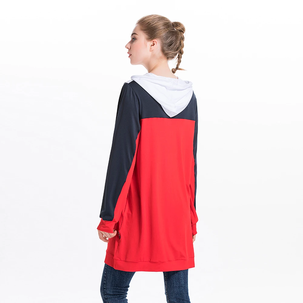 

New Islamic Dress Sweatshirt Muslim Tracksuit Top Sports Wear For Women Gym Run Trainning Sweaters Sleeves Hooded Coat Hoodie