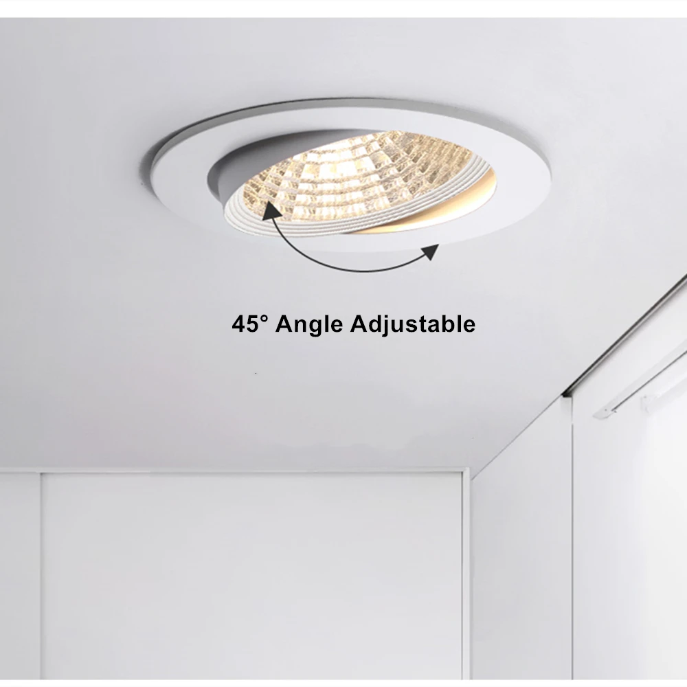 [DBF] Классический круглый белый светодиодный светильник с регулируемой яркостью 5