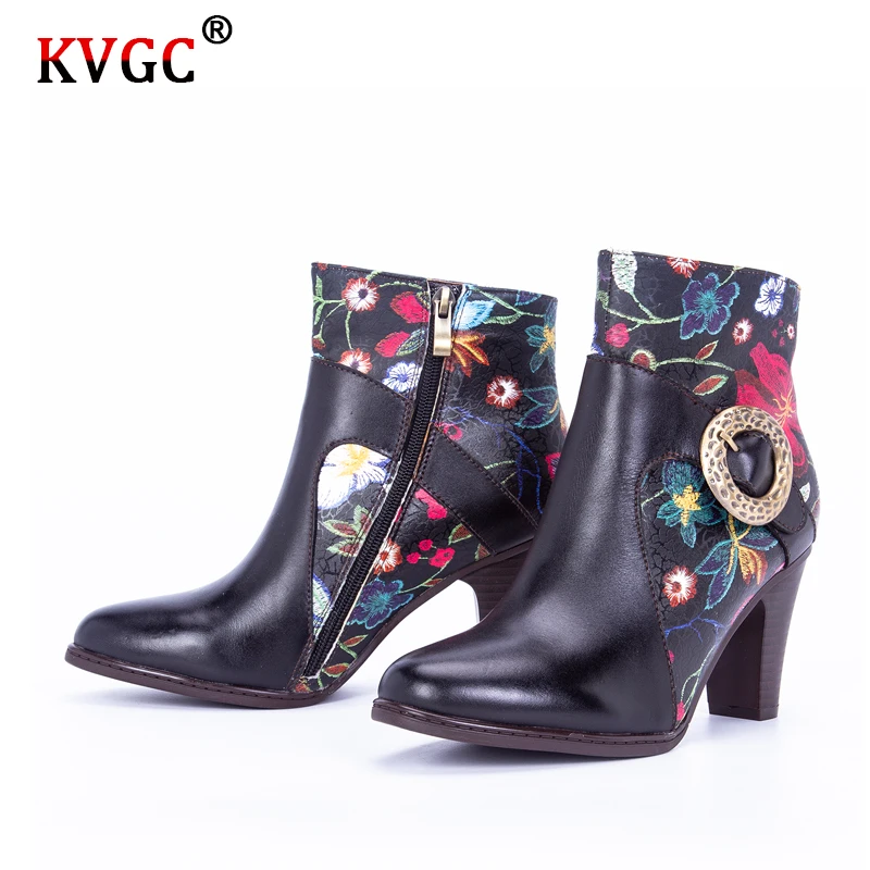 KVGC 2020New модные сумки с первым слоем из воловьей кожи сапоги для девочек