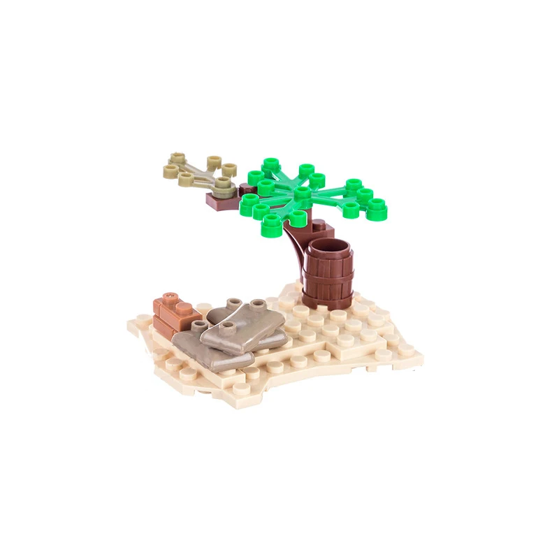 Lego без мини фигурок Аксессуары для оружия военные строительные блоки Сигнальная