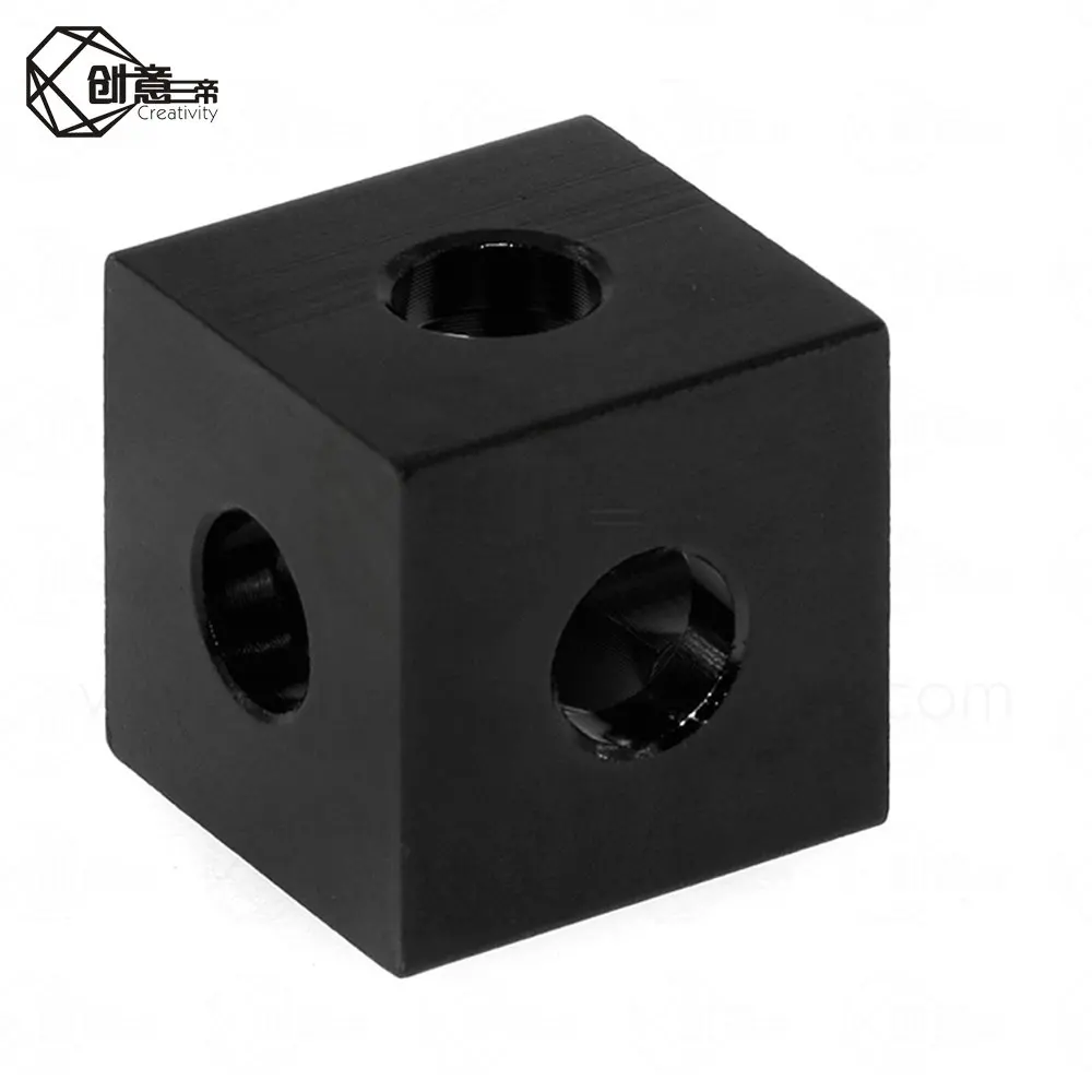 4 шт. 3D-принтеры часть 2020 Алюминий блок кубическая Призма соединительный диск