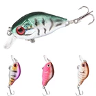 1 шт. 8,5 г 5,5 см приманки для ловли окуня, кренкбейт, кренкбейт, снасть, плавающая приманка, воблеры, японская жесткая приманка Crazy Fish