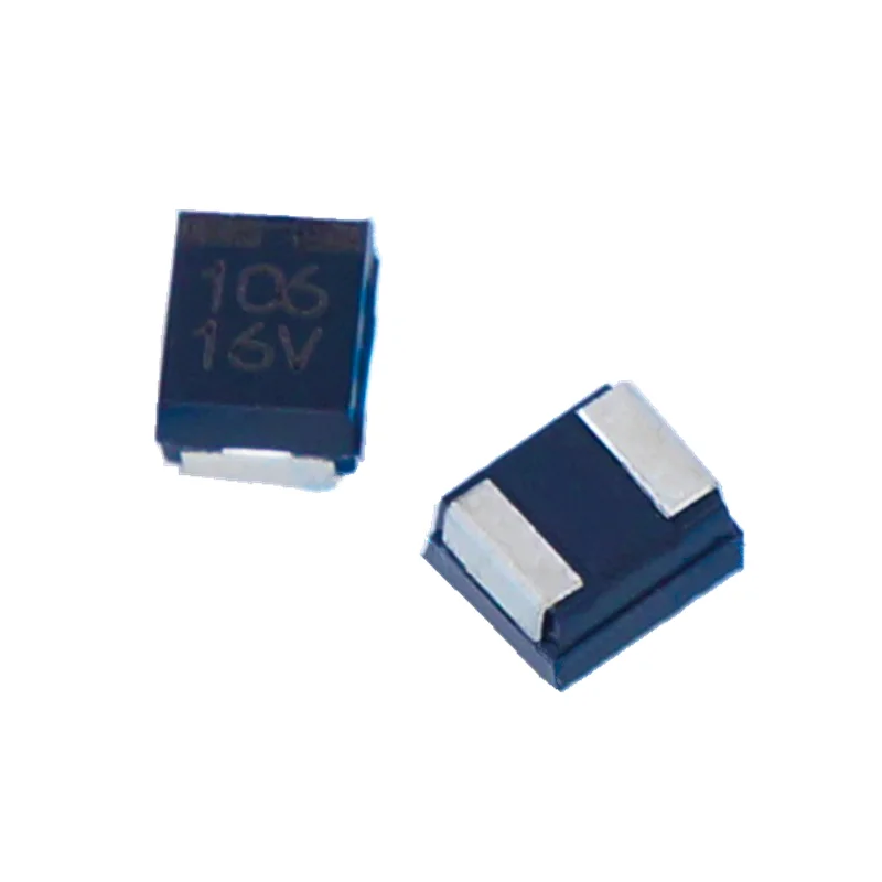 Танталовый конденсатор B3528 107C SMD TEESVB21C106K8R NEC черный 16 В 10 мкФ тип B|Аксессуары для