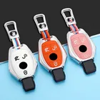 Чехол для автомобильного ключа чехол для ключа для Mercedes Benz A B C S Class AMG GLA CLA GLC W204 W205 W176 W221 аксессуары держатель оболочка брелок