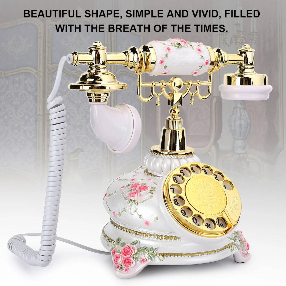 Старинные телефоны с вращающимся диском телефон в ретро стиле винтажный
