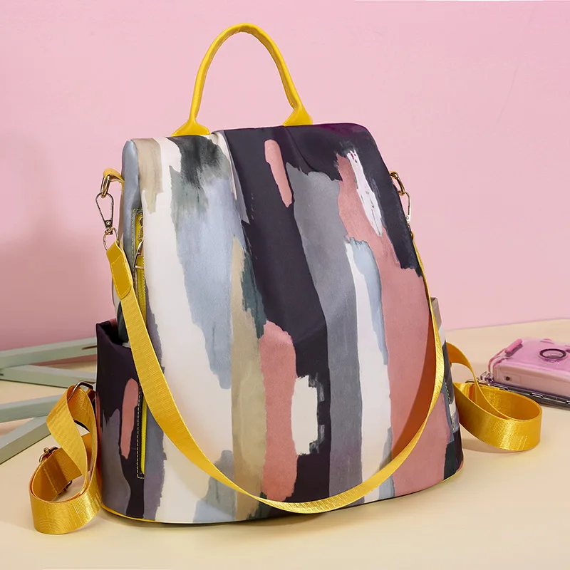 Роскошный брендовый рюкзак для женщин из ткани Оксфорд сумка через плечо