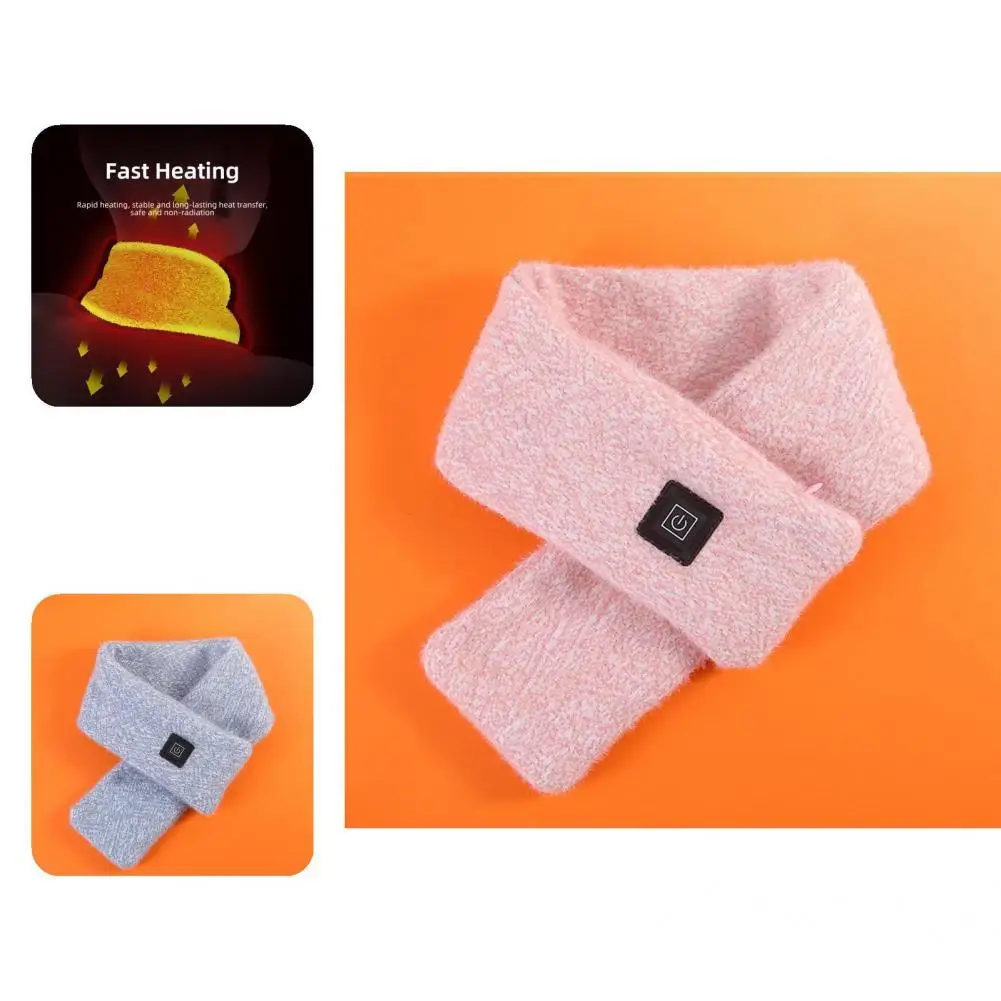 

Шарф для шеи с электрическим подогревом, Воздухопроницаемый шарф с подогревом, шарф для облегчения боли в шее с питанием от USB