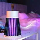 УФ-ловушка для комаров, светодиодная лампа-ловушка для насекомых, с зарядкой от USB, бесшумная, без радиации, репеллент от комаров