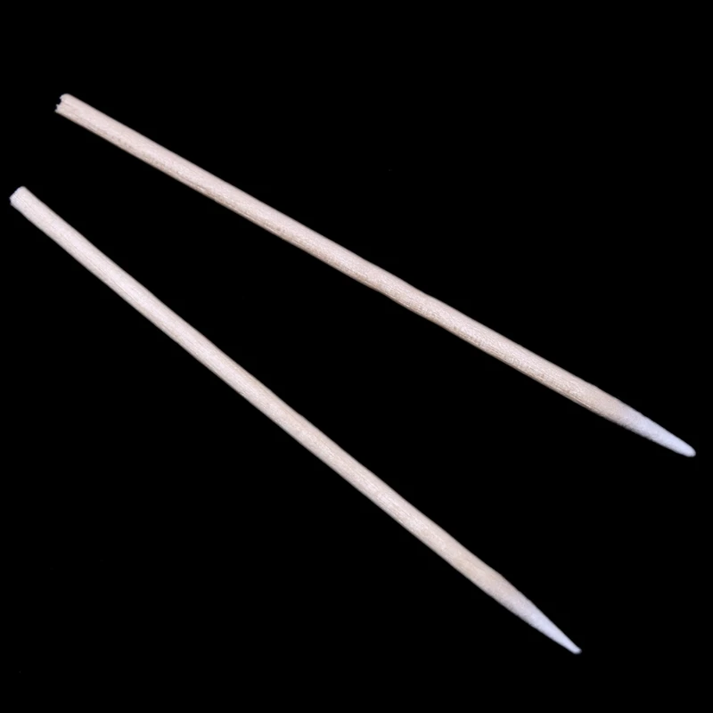 

100Pcs/Pack 7cm Double Head Cotton Disposable Stick Clean Tool for AirPods Earphone Phone Charge Port