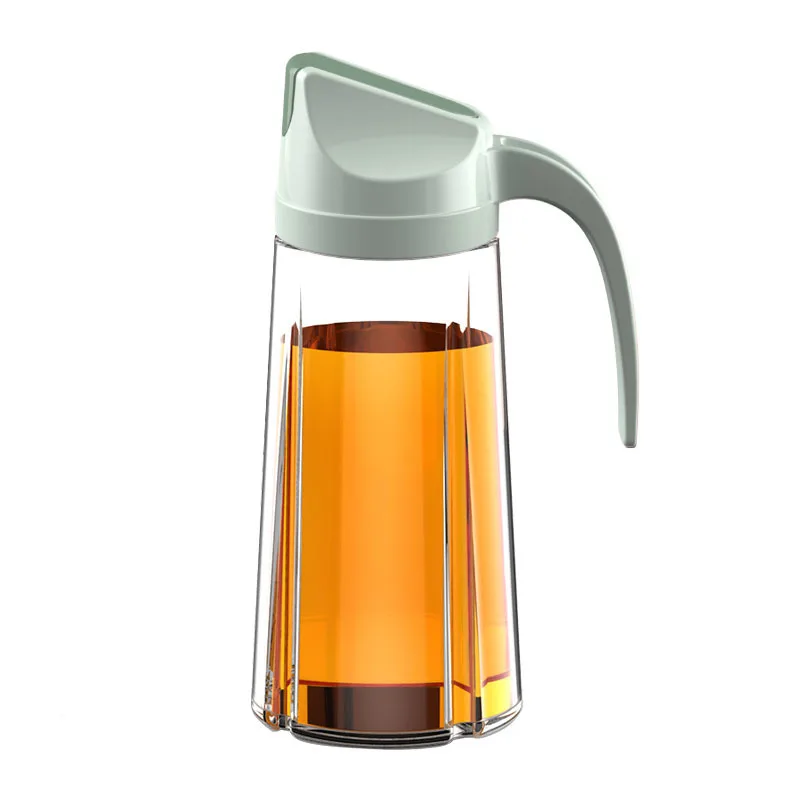

Automatic Glass Oil Dispenser with Measurements for Cooking Oil and Vinegar Cruet Drip-Free Spout Glass Bottle Health Kitchen