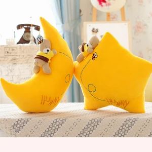 Подушка плюшевая в виде звезды, 40 см