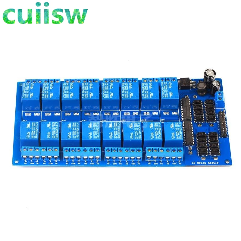 1 шт. 12В 16 канальный релейный модуль для arduino ARM PIC AVR DSP электронная релейная