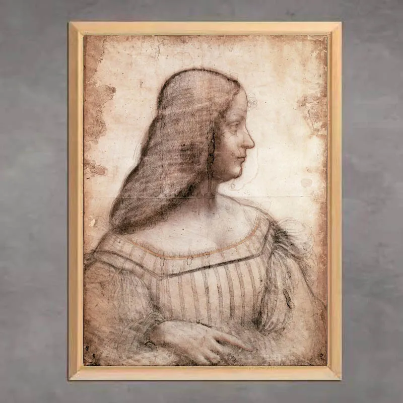 Алмазная живопись Портрет Изабель д эстэ 5D сделай сам мозаика домашний декор