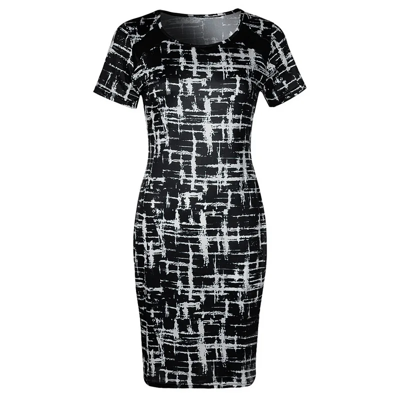 CALOFE 2020 весенние женские облегающие платья с круглым вырезом и коротким рукавом