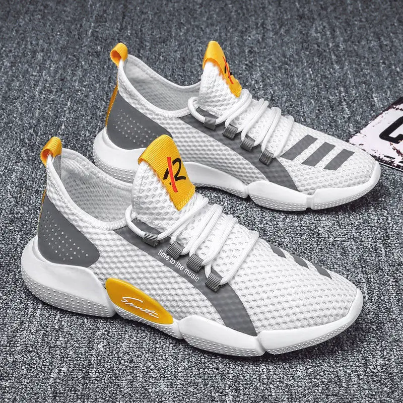 

Autumn New Breathable Sports Men's Shoes Casual Shoes Sneakers Korean Trend Cloth Shoes 2021 New