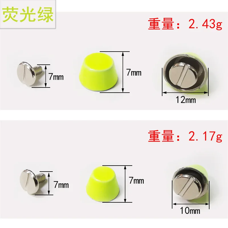

10PCS 10/12 mm Screw Back Rivets Studs Nail Stud Metal Bucket Shape Rivets for Garment Leather Craft Belt Wallet Decoration