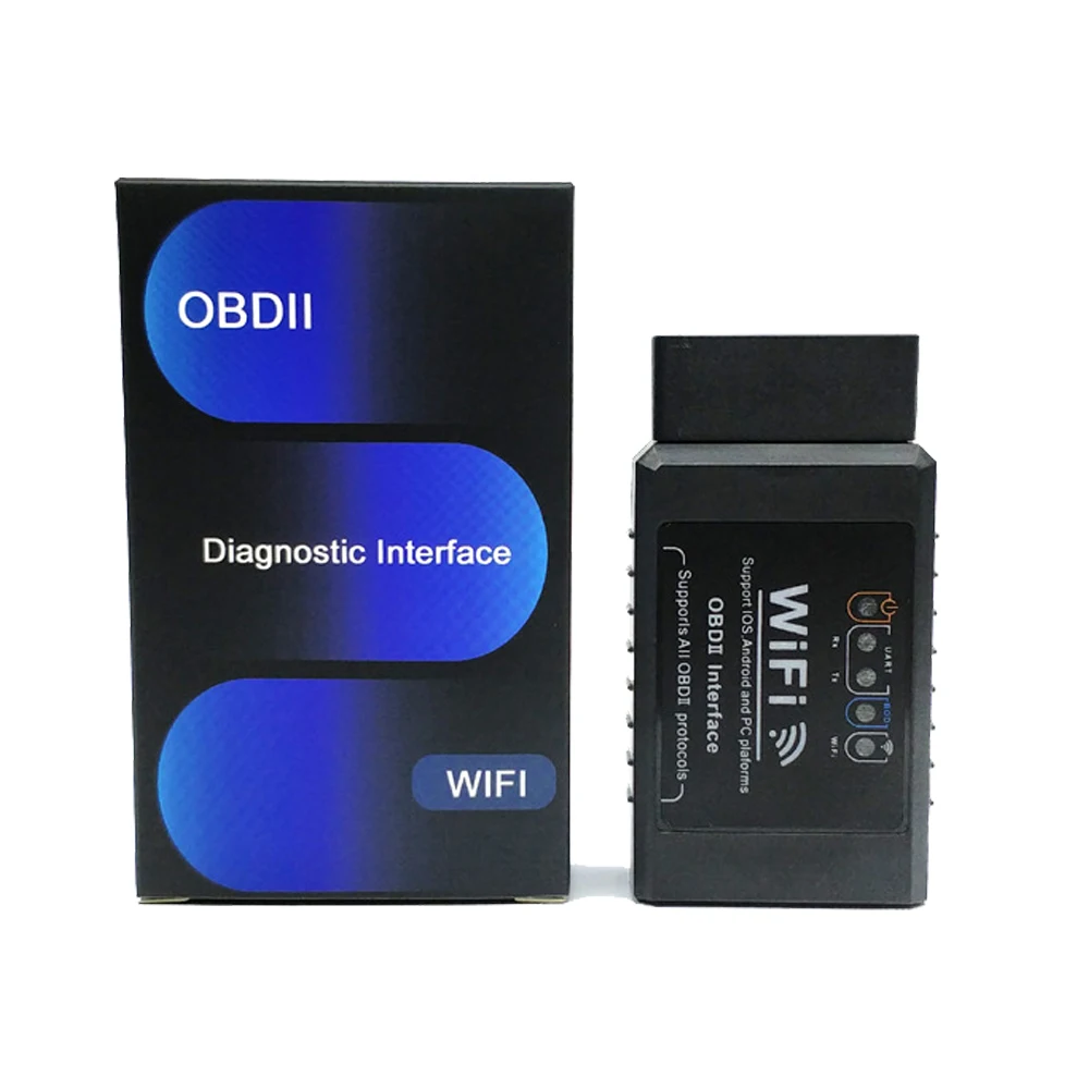 Считыватель кодов неисправностей ELM327 WIFI V1.5 OBD2 OBDII сканер для Alfa Romeo mito 2020 147 156 159 146