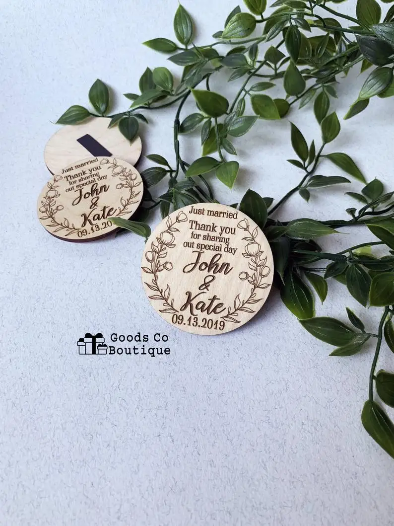 Спасибо магнитам свадебные магниты персонализированные сувениры | Дом и сад