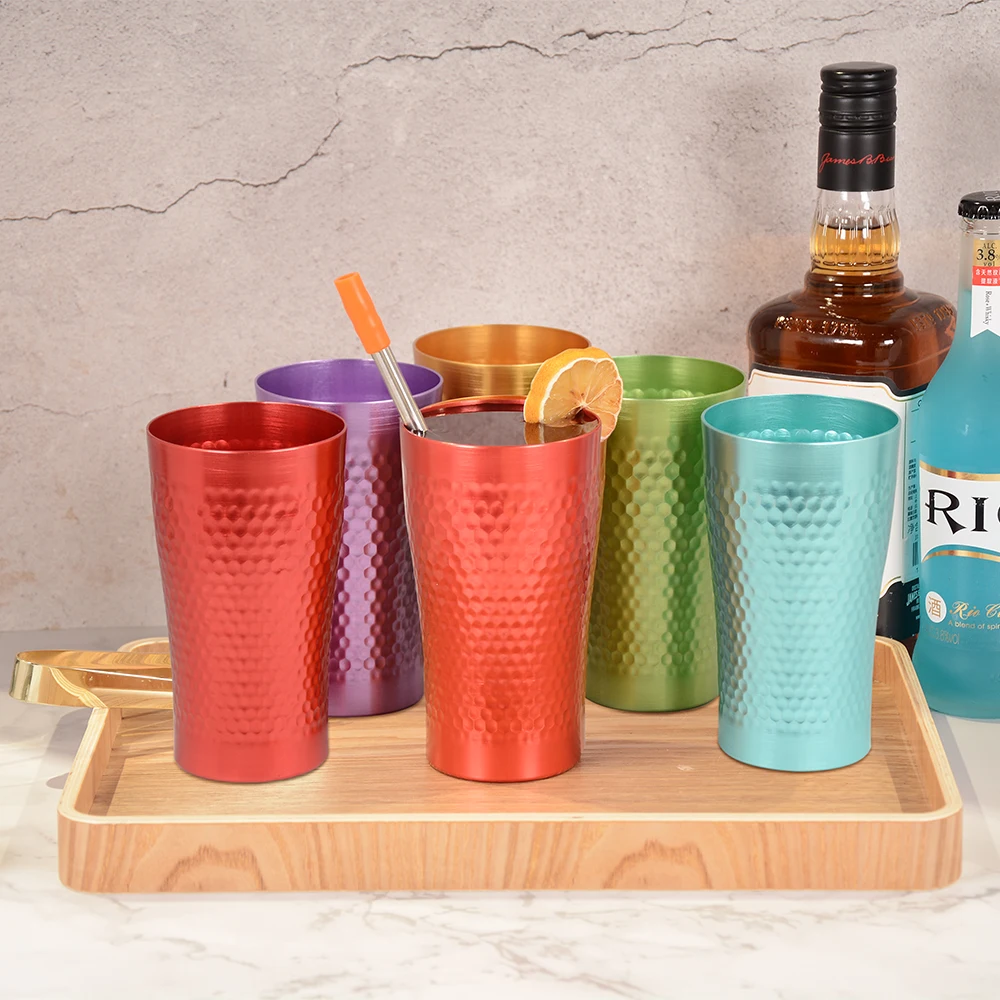 QUEENBAR 470 мл цветная кованая алюминиевая чашка для кемпинга воды кофе чая