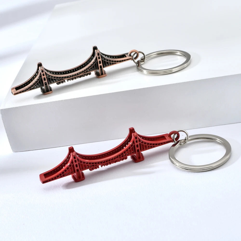 Vicney модные Сан Франциско Сувенирный брелок для ключей Золотые ворота мост