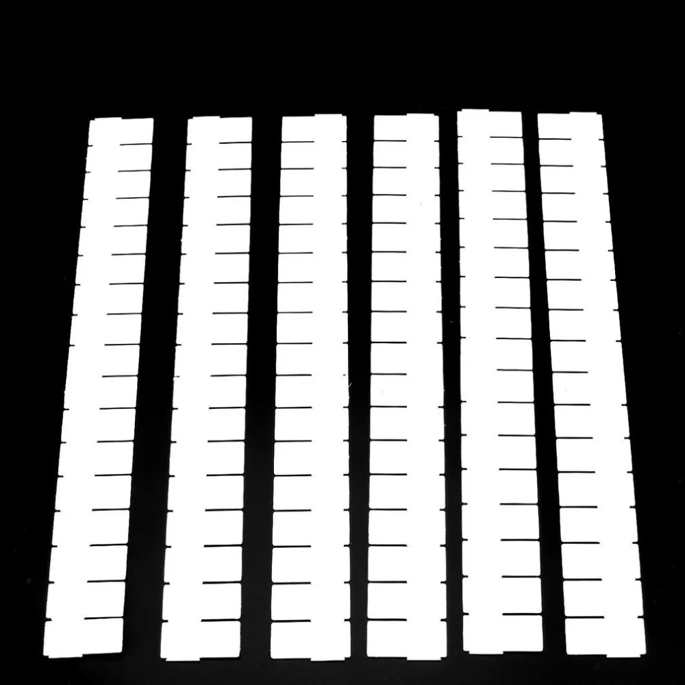 6Pcs Good Quality Practical Plastic DIY Grid Drawer Divider Household Office Necessities Storage Organizer Divider White