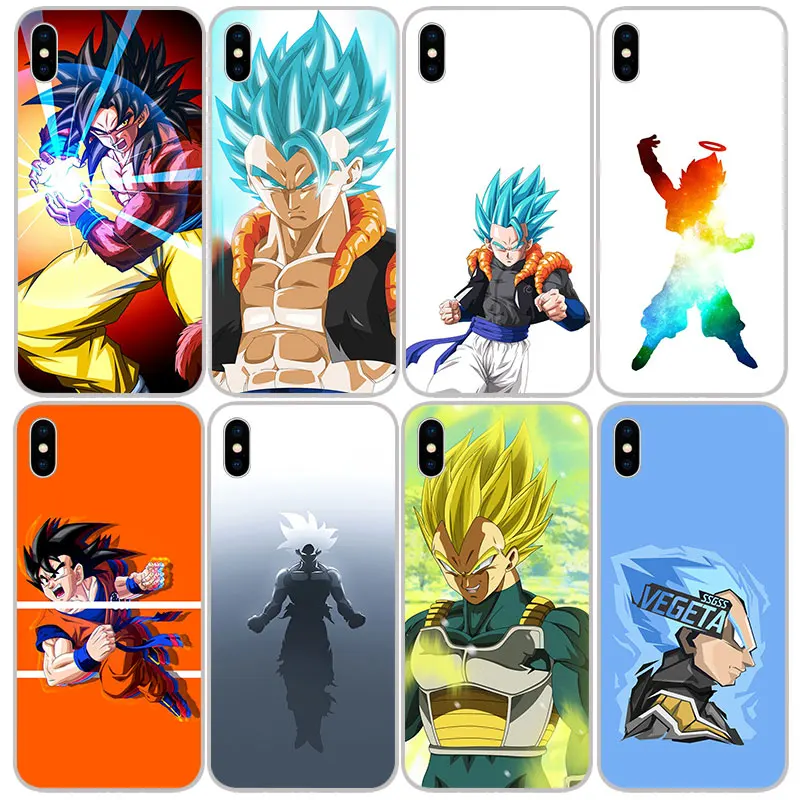 Принтом из мультфильма Жемчуг дракона супер ГОК Вегета матовый Силиконовый