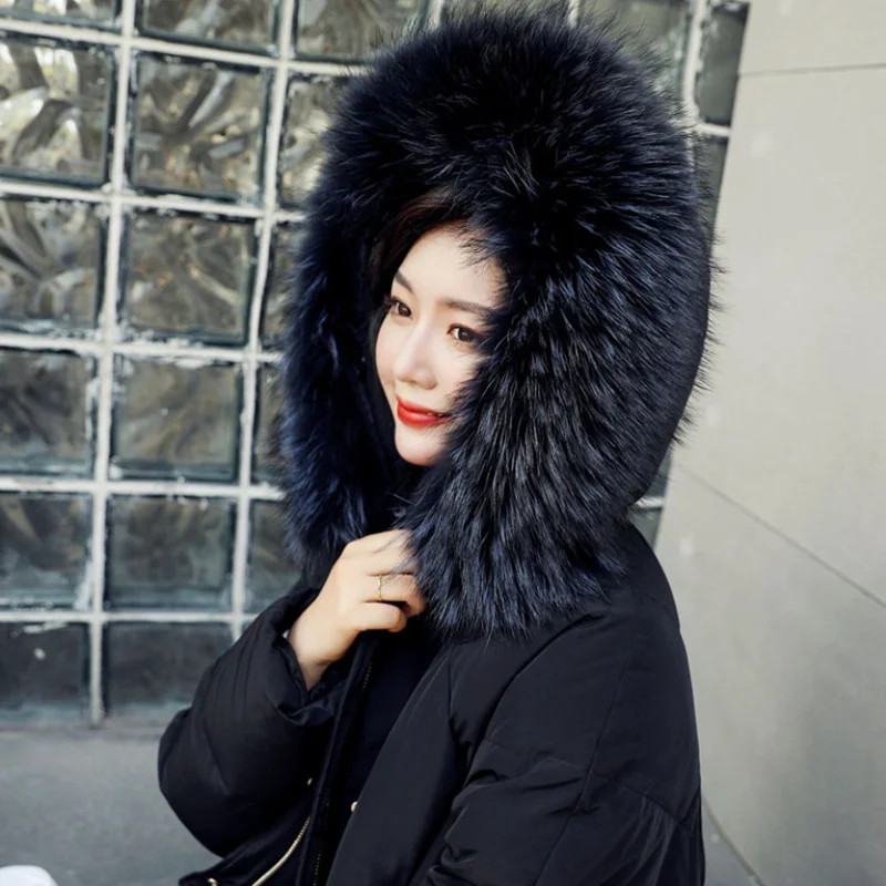 Женская новейшая куртка с капюшоном ультра-светильник пуховик меховым