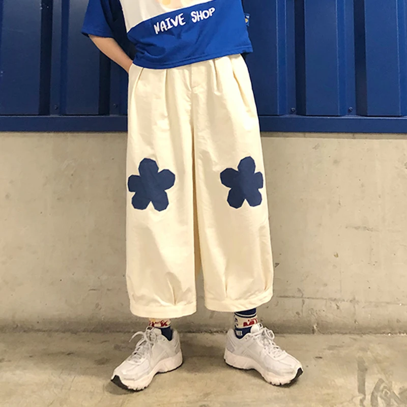 Брюки женские хлопковые до щиколотки дизайнерские штаны в стиле преппи с