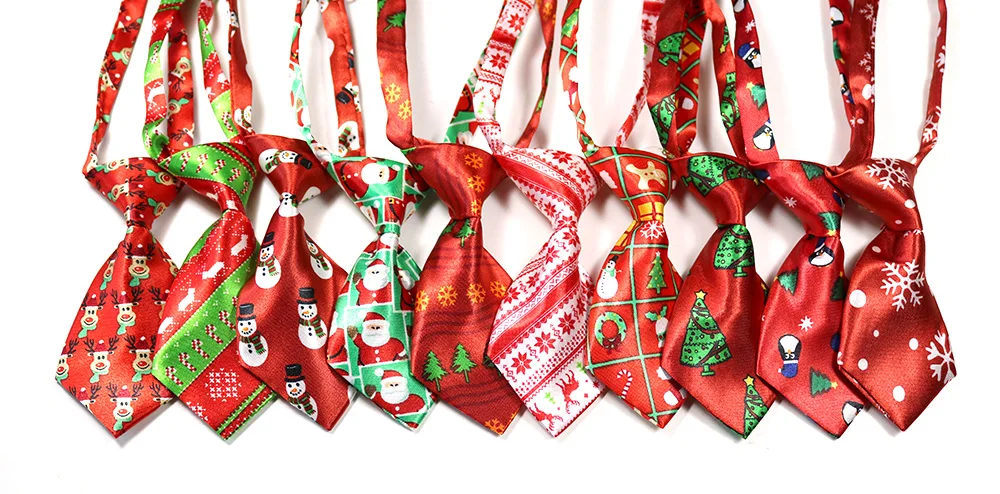 for Christmas 10 шт рождественские аксессуары для собак, галстуки для собак/шеи, галстуки для собак, кошек, щенков, галстуки-бабочки, аксессуары для домашних животных, собак для маленьких собак - Цвет: for Christmas